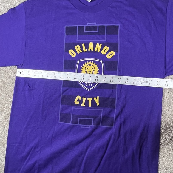 Alstyle Mens Size L Blue Orlando City SC T Shirt  Apparel & Activewear NWOT - Picture 6 of 6